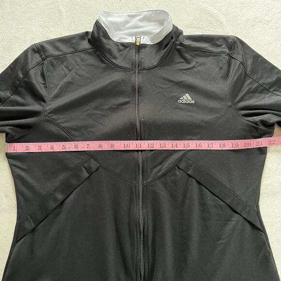 Adidas Women’s size Large black activewear Zip up jacket - Picture 3 of 7